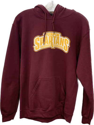 Turpin Maroon Gildan 18500 Hooded Sweatshirt
